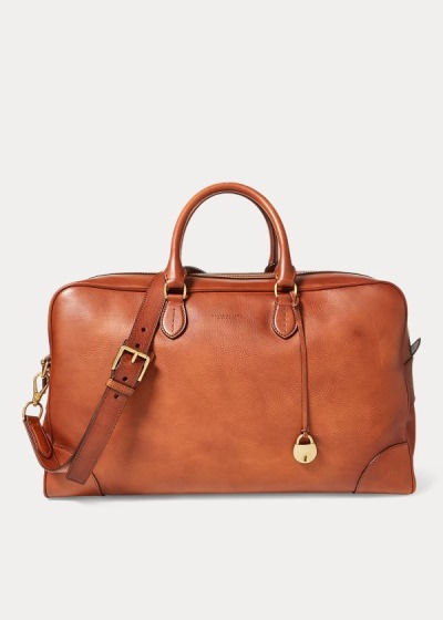 Men's Ralph Lauren Weekender Vachetta Duffel Bag | 876219NBT